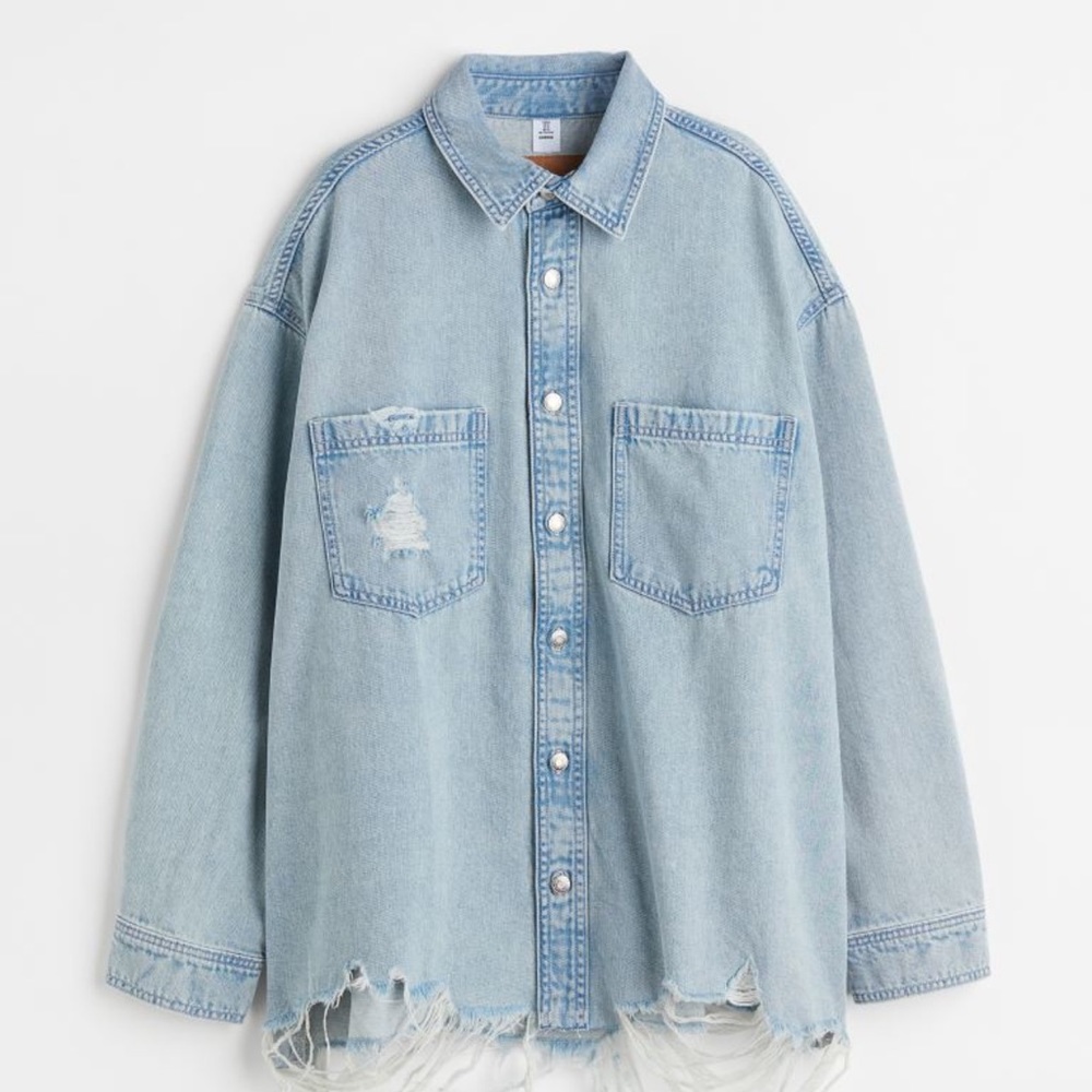 Oversized Denim Shirt